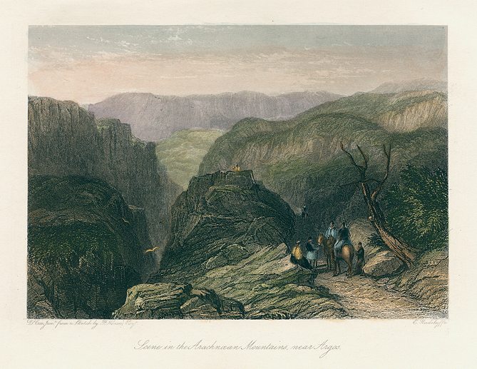 Greece, Scene on the Anachnaean Mountains, near Argos, 1853