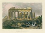 Greece, South Front of the Parthenon, 1853