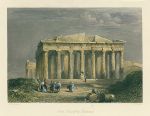 Greece, North Front of the Parthenon, 1853