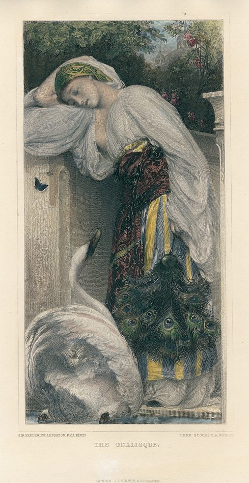 The Odalisque (Turkey), after Leighton, 1887