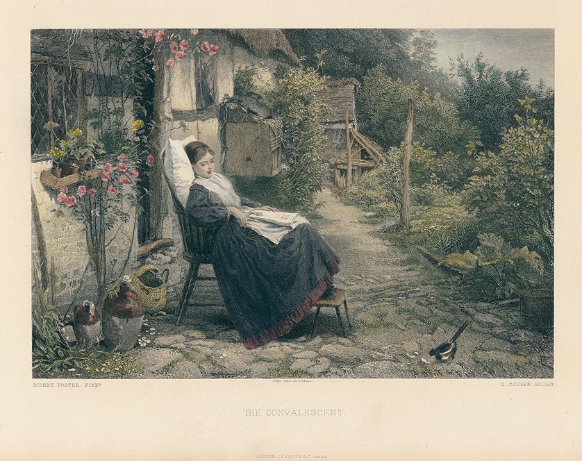 The Convalescent, after Birket Foster, 1887
