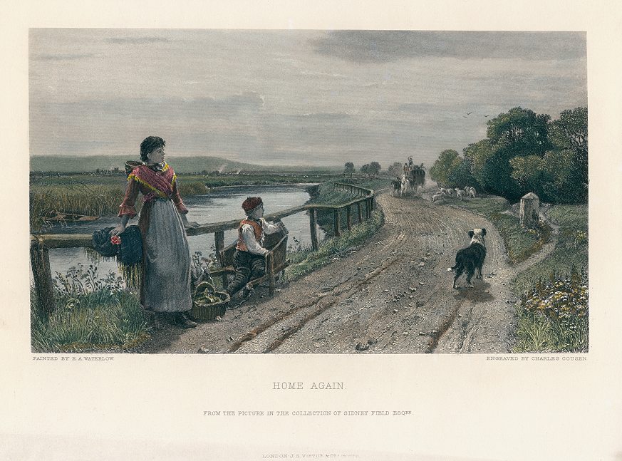 Home Again, after Waterlow, 1883