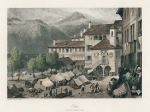 Italy, Orta view (Italian Alps), 1872