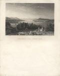 Windermere Lake, looking down, illustrated stationery, 1840
