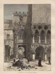 Italy, Venice, Entrance to the Doge's Palace, 1872