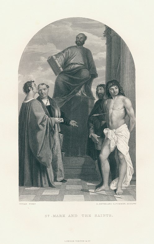 St. Mark and the Saints, 1870