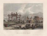 China, Scene in the Suburbs of Ting-hae, 1858