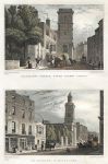 London, Allhallows Church, Upper Thames Street & St.Botolph, Bishopsgate, 1831