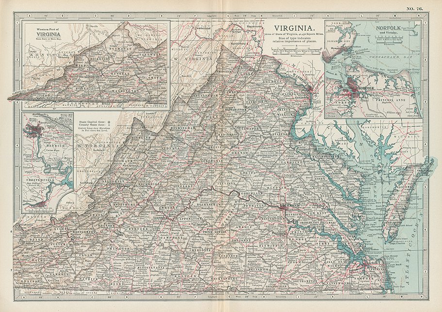 United States, Virginia, 1897
