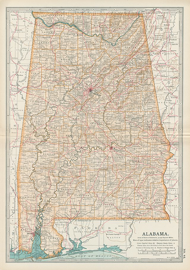 United States, Alabama, 1897