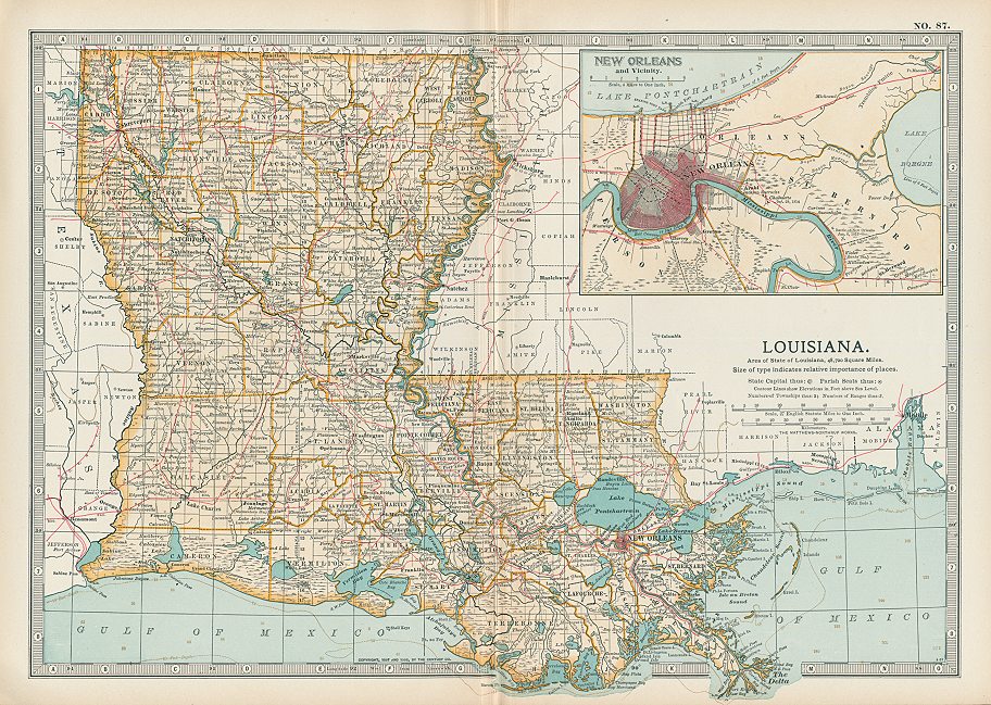 United States, Louisiana, 1897