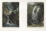Lake District, Rydall Lower Fall & Stock-Gill Force, 1833