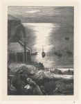 On The Shore, woodcut by Dalziel Brothers, 1867