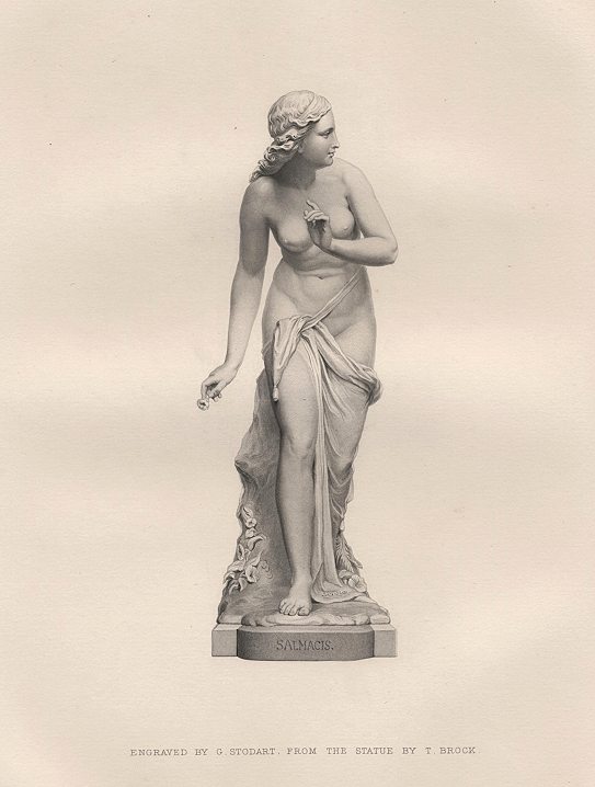 Salmacis, after a statue by T.Brock, 1870