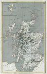 Scotland map, 1820