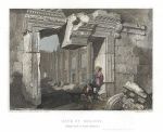 Lebanon, Gate at Baalbek, 1836
