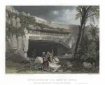 Holy Land, Jerusalem, Sepulchres of the Sons of David, 1836