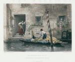 The Venetian Fruit Seller, after Luke Fildes, 1881