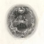 Fantastical image of fairies, after Daniel Maclise, 1834
