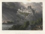 Germany, Ruins of Rheinfels, 1834