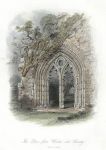 Monmouthshire, Tintern Abbey, Door from the Cloister, 1842