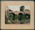 Monmouth, Monmow Bridge, autochrome?, c1910