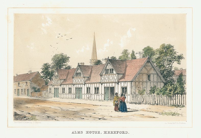 Hereford, Alms House, about 1845