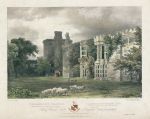 Gloucestershire, Thornbury Castle, stone lithograph, c1839