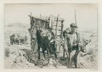 Return from the Quarry, original etching by Francis Dodd, c1929