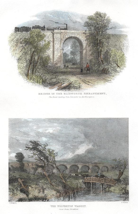 Northamptonshire, Blisworth Embankment & Wolverton Viaduct, 1840/1856
