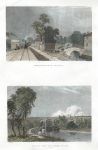 Hertfordshire, Berkhampsted Station & Viaduct over the River Colne, 1840/1856