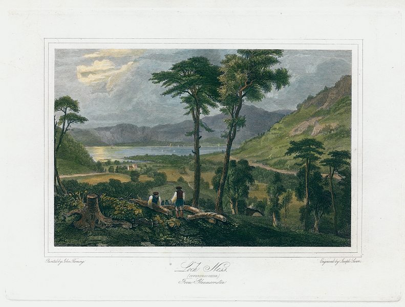 Scotland, Loch Ness, 1834