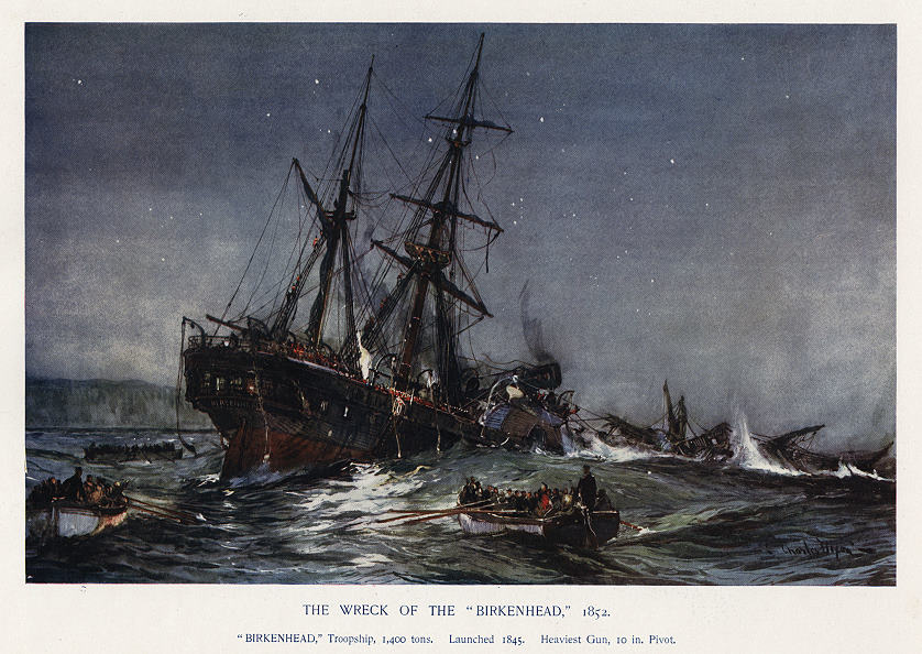 Naval, Wreck of the 'Birkenhead' in 1852, 1901