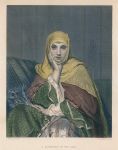 A Daughter of the East, after a picture by Portaels, 1870