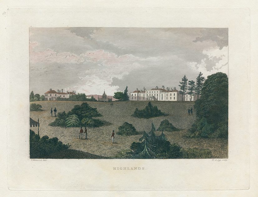 Sussex, Highlands (with cricket match), 1835