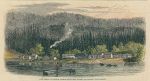 USA, Fort George (Astoria) on the Columbia River, 1849
