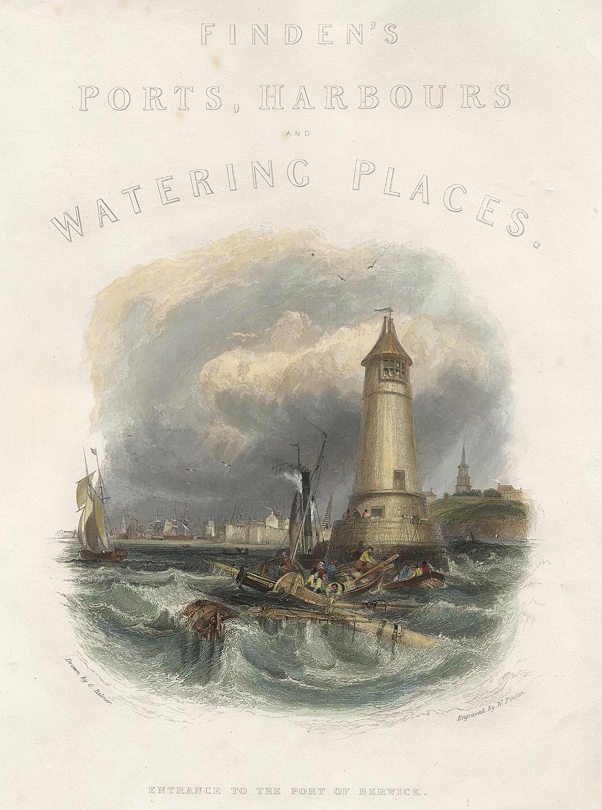 Northumberland, Berwick, Port entrance, 1842