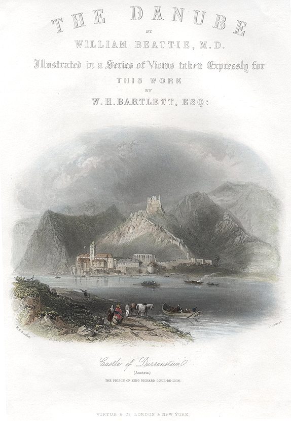 Austria, Castle of Durrenstein, 1840