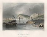 Hungary, Bridge of Pesth, (Budapest), 1840