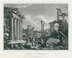 Greece, Ruins in Athens, 1825