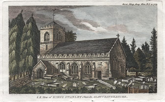 Gloucestershire, King's Stanley Church, 1804