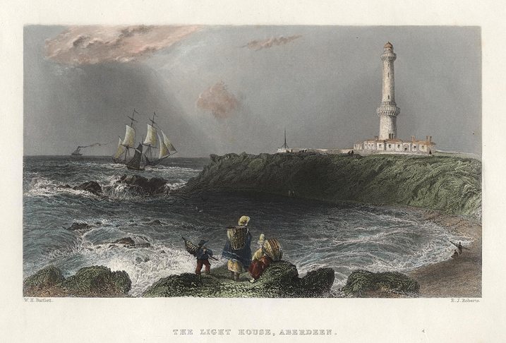 Aberdeen, the Lighthouse, 1842