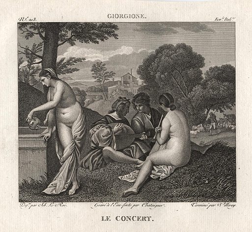 Le Concert, after Giorgione, 1814