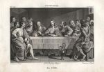 Last Supper, after Champaigne, 1814