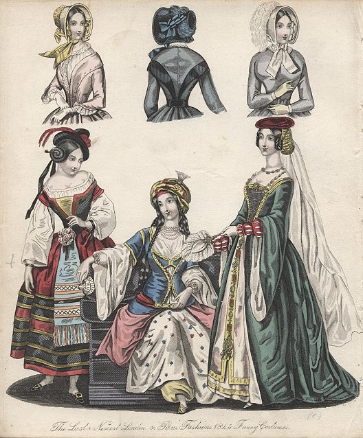 Fashion, Fancy Costumes, 1845