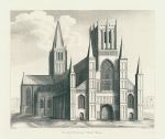 Hereford Cathedral, after Hollar, 1820
