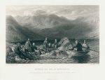 Westmoreland, Fishermen in Haweswater, after Thompson, 1870