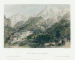 France, Eaux Bonnes in the Pyrenees, 1840
