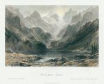France, Lac de Gaube in the Pyrenees, 1840