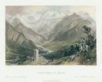 France, Castle & Valley d'Oo in the Pyrenees, 1840